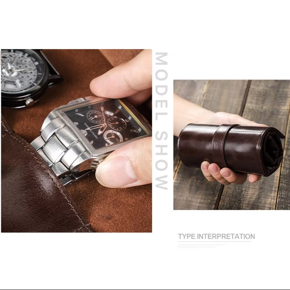 Kotak Jam Tangan Kulit Sapi As - Luxury Watch Travel Case ulasan dan harga